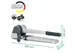 Leitz 5182 Heavy Duty Super perforator Metaal 2-Gaats 250vel Zilver