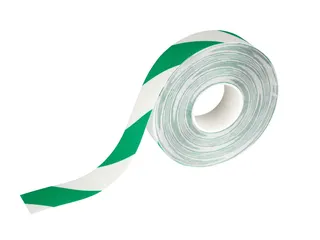 Vloermarkeringstape DURALINE 50mmx30m groen-wit - 1