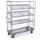 Bijzetwagen Verzinkt 250kg H 1811mm 1320x537mm 4 Etages Draadgaas