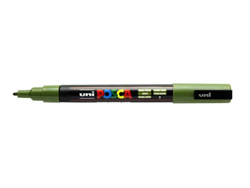 Verfstift Posca PC3M Fijne punt 0,9-1,3mm Kaki