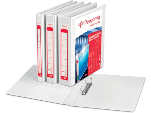 Personaliseerbare Ringmap A4 2 D-ringen Van 25mm Wit