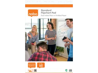 Flipoverpapier Nobo Standaard 65x95cm rol - 10
