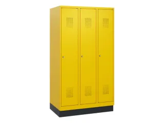 schoollocker,HxBxD 1630x900x500mm,3vak,vak B 300mm,cil.-slot,sokkel - 2