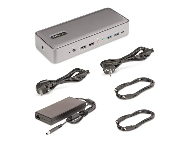 Dual-Laptop USB-C KVM Docking Station, 4K 60Hz