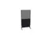 scheidingswand,HxB 1545x800mm,CC-zwart,BN8078-grijs