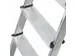 aluminium trapladder,eenzijdig,2treden,Stand H 0,35m,balk L 1,02m