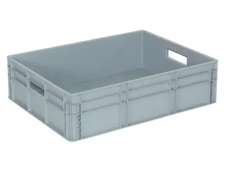 Euronorm Maxi-Containers 87 liter 220x800x600mm Pp Open Grepen Grijs - 1