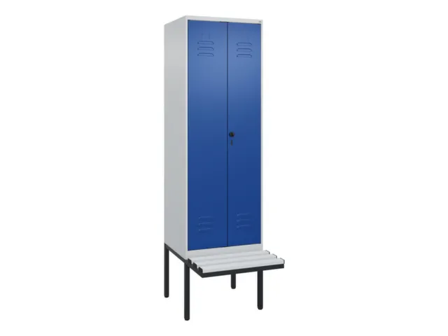 locker voor scheiding van kleding,HxBxD 2120x600x815mm,2vak