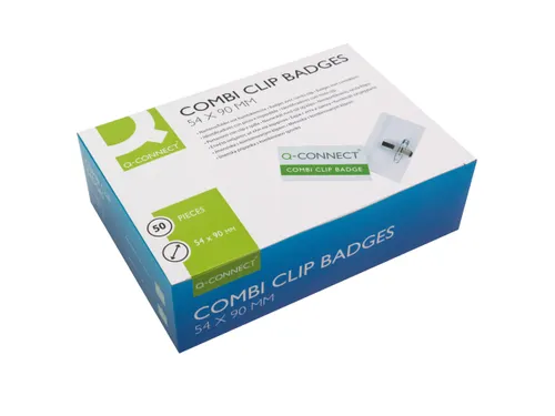 Badge Met Combiklem 90x54mm Doos 50 Stuks