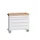 montagetafel 980x1050x600mm multiplexblad 10 laden duwbeugel RAL7035