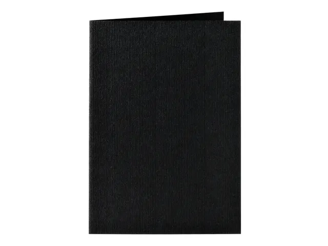 Correspondentiekaart Papicolor dubbel 105x148mm ravenzwart pak à 6 st