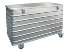 Bakwagens Aluminium Deksel 250kg Hxlxb 870x1280x680mm 560l