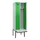 locker met bank,voor scheiding van kleding,HxBxD 2120x600x815mm,2vak