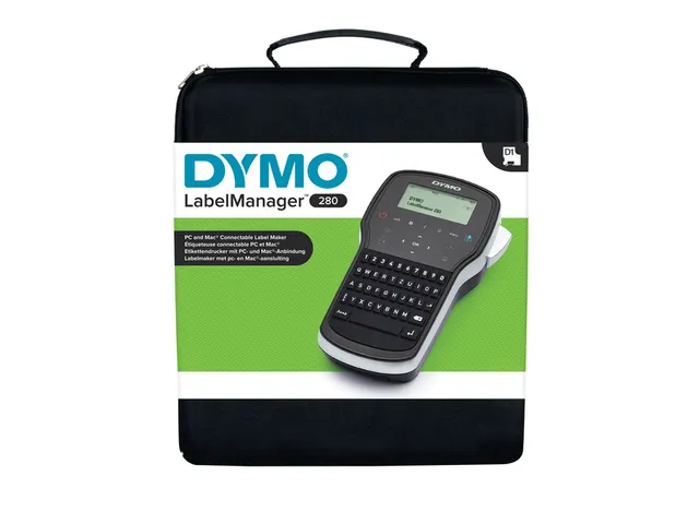 Labelprinter Dymo LabelManager 280 draagbaar qwerty 12mm zwart in koff
