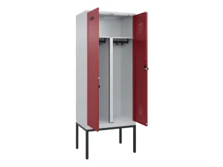 PBM-locker,HxBxD 2120x800x500mm,2vak,vak B 400mm,draaigrendel - 1