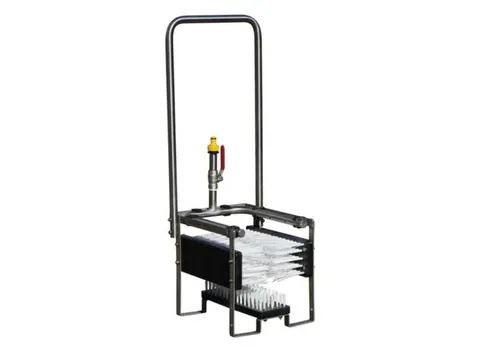 schoenpoetsmachine,v. binnen/buiten,HxBxD 820x330x330mm,romp RVS