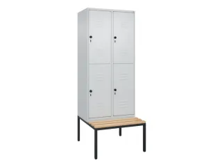 Dubbeldekse dekenkist,HxBxD 2120x800x815mm,2x2vak.,vak B 400mm - 1