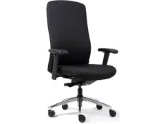 Euroseats bureaustoel Heavy Duty Zwart tot max. 150 kg