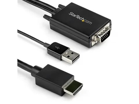VGA naar HDMI kabel adapter USB-voeding 1080p 2m
