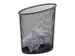 Corbeille à papier Alba Mesh 18 litres, en treillis métallique noir