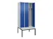 locker voor scheiding van kleding,HxBxD 2120x900x815mm,3vak