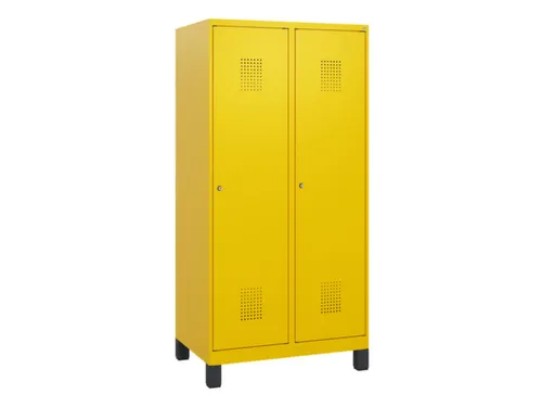 schoollocker,HxBxD 1630x800x500mm,2vak,vak B 400mm,cil.-slot,voeten