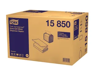Servetten Expressnap N4 extra zacht premium 1/2 vouw 2-laags wit 15850 - 2