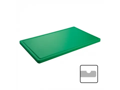Caterchef HACCP Snijblad Groen met geul 40x25x2cm