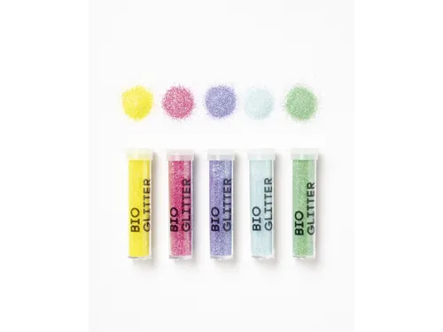 Glitterpoeder Bio Folia Rainbow 7gr 5 kleuren