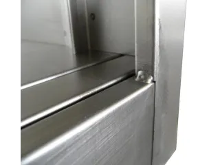 schuifdeurkast,HxBxD 1000x2000x400mm,RAL7035,front RAL7016 - 2