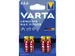 Pile Longlife Max Power AAA blister de 4 pièces