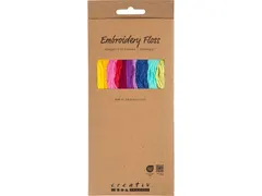 Borduurgaren Creativ Company 8mx1mm set à 10 kleuren
