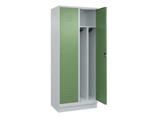 locker voor scheiding van kleding,HxBxD 1950x800x500mm,2vak