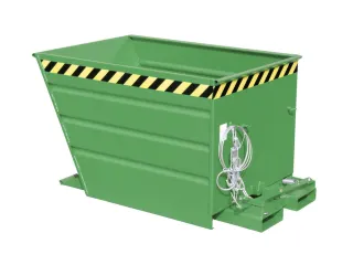 kiepbak,HxLxB 730x1370x800mm,0,55m³,draagverm. 750kg,RAL6011 - 1