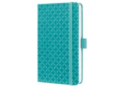 Notitieboek Sigel Jolie Flair A6 hardcover gelinieerd Aqua groen