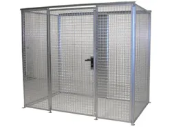 Gasflessendepot Staal/gaas Hxbxd 2060x2400x1500mm Voor 60 Gasflessen