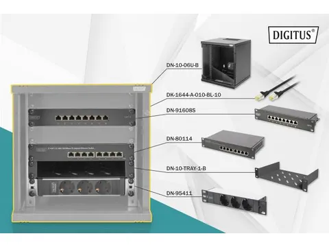 Network Set - 254mm (10IN) - 6U