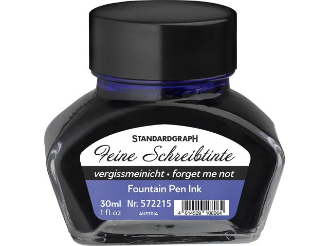 Encre calligraphique Standardgraph 30ml bleu myosotis