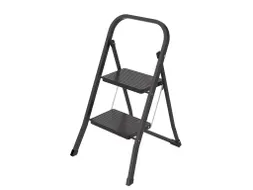 Huishoudtrap Metaal SL200 zwart 2 Treden