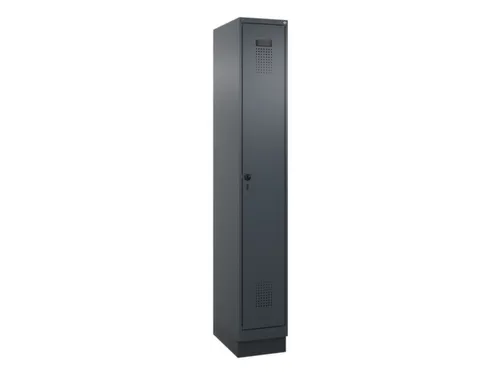 locker,HxBxD 1950x300x500mm,1vak,vak B 300mm,draaigrendel,sokkel