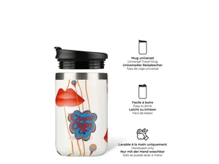 Thermosbeker Les Artistes Paris reisbeker 350ml Chupa Kiss - 3