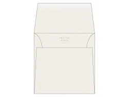 Vierkante envelop 170x170mm Strip Rives Tradition Gebroken Wit