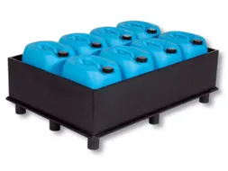 Opvangbak Hdpe 1270x870x500mm V. 2x220l M. Poten Open Volume 225l