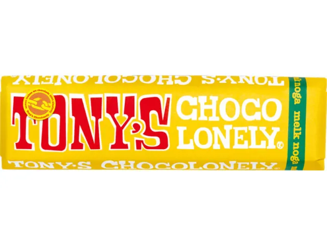 Chocolade Tony's Chocolonely reep 47gr melk noga