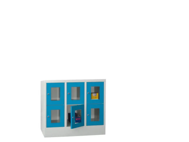 armoire multicases,HxlxP 855x900x500mm,RAL7035,face avant RAL5012