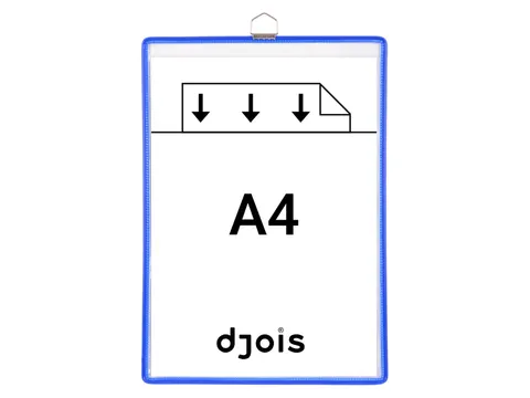 Zichtpanelenframe hangend Tarifold A4 blauw 5 stuks