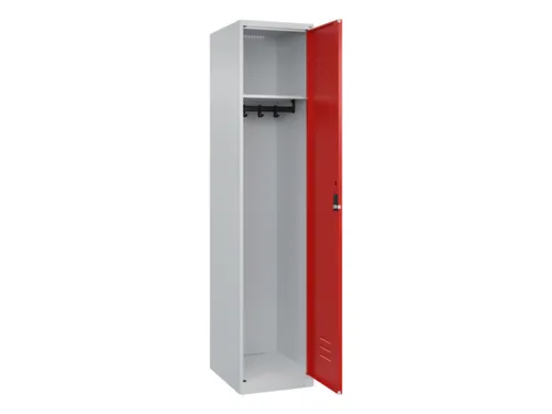 locker,HxBxD 1850x400x500mm,1vak,vak B 400mm,cil.-slot,staand op vloer