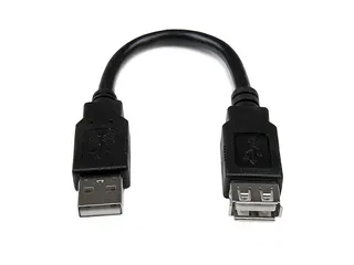 15cm USB 2.0 Verlengkabel A naar A - M/F - 1