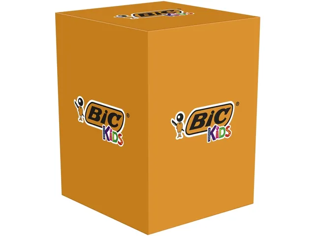 Kleurstiften BicKids couleur medium assorti schoolbox à 144 stuks