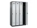 locker voor scheiding van kleding,HxBxD 1850x1200x500mm,4vak